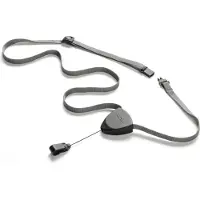 Durable FLEX, Passerkortssnodd, Svart, Grå, 10 styck, ABS synthetics, 50 cm, 8 mm