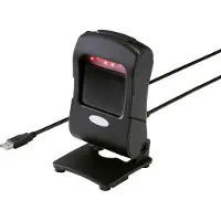 Renkforce 2D Streckkodsskanner Kabelbunden 2D Imager Svart Desktop-skanner USB 1.1, USB 2.0