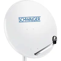 Schwaiger SPI996, 10,7 - 12,75 GHz, 38,5 dBi, Grå, Gjuten aluminium, Plast, Stål, 75 cm, 745 mm