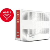 AVM FRITZ!Box 6690 Cable - Trådlös router - kabel-mdm 4-ports-switch - 1GbE, 2.5GbE - Wi-Fi 6 - Dubbelband - VoIP-telefonadapter (DECT)