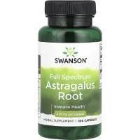 Swanson Health Fullspektrum Astragalusrot, 470 mg, 100 kapslar