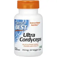 Doctors Best , Ultra Cordyceps Sinensis, 750 mg, 60 vegetabiliska kapslar