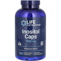 Life Extension , Inositol kapslar, 1 000 mg, 360 vegetariana kapslar