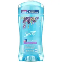 Secret , 48 Timmar Clear Gel Antiperspirant/Deodorant, Avslappnad Lavendel, 2.6 oz (73 g)
