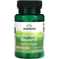 Swanson Health , Saccharomyces Boulardii med Prebiotisk MOS, 5 Miljard CFU, 30 Veggie Caps