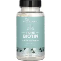 Eu Natural , ren biotin, 5 000 mcg, 120 vegetabiliska kapslar