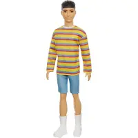 Barbie Ken Fashionista - Randig tröja i oversizeformat