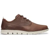 Timberland för män. TB0A2A3PV131 Bradstreet bruna läderskor med snörning och låg topp (46), Hud, Karta, Nyckelband, Casual