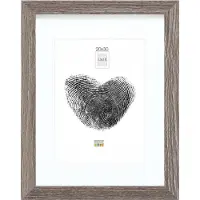 Deknudt Frames S66KH3P1_20,X30,0 Växelram akryl Pappersformat: 20 x 30 cm (B x H) 20 cm x 30 cm Grå