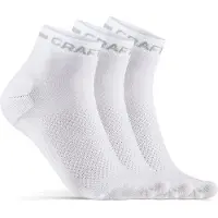 Craft Core Dry Mid Sock 3-pack White