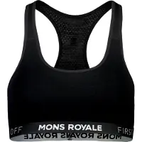 Mons Royale Women's Sierra Sports Bra Black