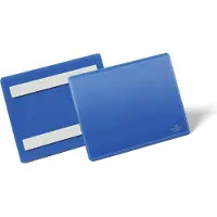 Durable 176307 Etikettpåse, självhäftande Mörkblå (B x H) 163 mm x 120 mm DIN A6 tvärs