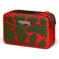 Ergobag Pennfodral m. Innehåll - Maxi - Elddrakbjörn - - One Size - Pennfodral