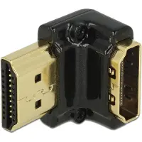 DeLOCK 65662 HDMI Adapter [1x HDMI hona - 1x HDMI hane] Svart 0 mm
