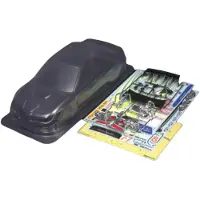 Tamiya 51289 1:10 Kaross Subaru Impreza WRC 2007 187 mm Olackerad, ej utskuren