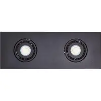Brilliant G99721/76 Doro LED-takbelysning LED GU10 EEK: F (A - G) 4.5 W Sand, Svart