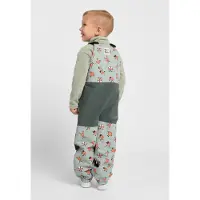 Jack Wolfskin Kids' Smileyworld 2-Layer All Over Print Bib Icon Mint Leaf