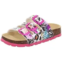 Superfit Sandal grå / rosa / svart / vit