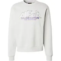 Alpha industries Sweatshirt 'Studio Edition Vibe' gyttjefärgad / ljusgrå / lila / svart