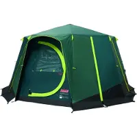 Coleman Octagon, Camping, Hård ram, 8 personer, 15,7 m², 20,6 kg, Grön, Gul
