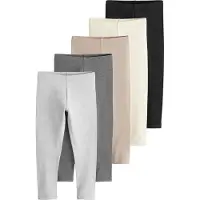 Next Leggings beige / kräm / ljusgrå / gråmelerad / svart