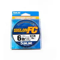 Sunline Fluorocarbon Leader Siglon FC 100% 50m 6lb Diameter 0,2mm (8265) ren