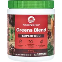 Amazing Grass Grön Blandning Superfood, Bärsmak, 240G(8.5Oz)