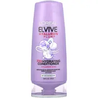 MayBeauty L'Oréal, Elvive, Hyaluronic + Pumping, 72H Återfuktande Balsam, Torrt och Mycket Torrt Hår, 375 ml (12.6 fl oz)