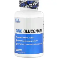 EVLution Nutrition , Zinkglukonat, 76 mg, 60 tabletter