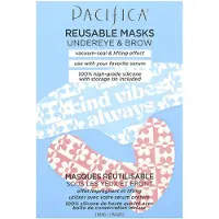 Pacifica Pacifica, Reusable Under-Eye and Brow Beauty Mask, 3 Masks