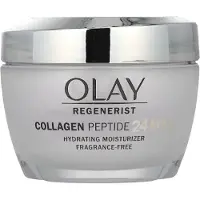 Olay , Regenerist, Collagen Peptides 24 Moisturizing Moisturizer, Fragrance-Free, 1.7 oz (48 g)