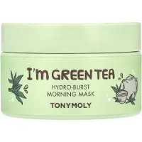 Tonymoly , Jag §r Gr§n Te, Hydro-Burst Morgon Skönhet Mask, 3,52 oz (100 g)