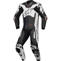 Alpinestars GP Plus V4 Sprint 1 stycke Läderkombi Svart/Vit 58 Herrar sort