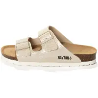 Bayton Pantolette 'Atlas' kitt / silver