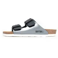 Bayton Pantolette 'Atlas' svart / silver