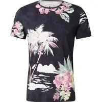 Key Largo T-shirt 'GLORY' grön / rosa / svart / vit