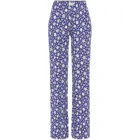 LASCANA Pyjamasbyxa indigo / pastellgrön / naturvit