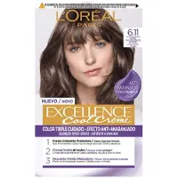 L'Oréal Excellence Cool Dye #6.11 - Mörk Askhår Blont 192 ml