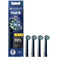 Oral-B Pro Cross Action-huvuden #svart 4 st