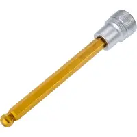 Hazet 8801KK-8 8801KK-8 Inner-sexkantig Hylsnyckel-bitsinsats Kulhuvud 8 mm 3/8 8 mm 3/8