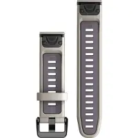 Garmin - Sportklockor - Bracelet QuickFit 20mm Silicone Sable / Mauve för UnisexSilikon - Beige