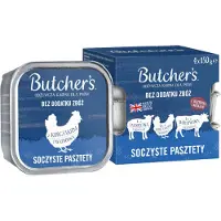 Butcher's Original mix flavours saftig lever- eller njurpastej hundmat 4 x 150g