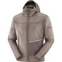 Salomon - Trail running kläder - Sense Aero Wind Jkt M Iron för Unisex - Storlek S - Grå