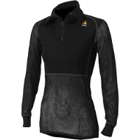 Aclima WoolNet Original Polo w/Zip Women Jet Black