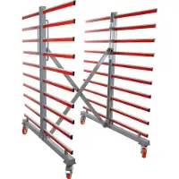 Holzmann Maschinen TAW70DUO TAW70DUO Dragvagn bromsar Däck=Polyuretan