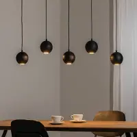 Helam Pendellampa Midway , Svart, Vardagsrum / matsal, Metall, Modern