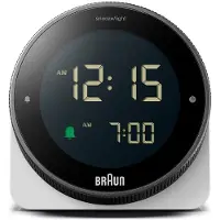 Braun digital väckarklocka vit BC24W