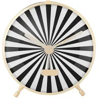 Karlsson väckarklocka Candy Swirl black & white KA6008BK