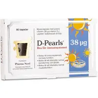 Pharma Nord D-Pearls 38 µg 80 kapslar