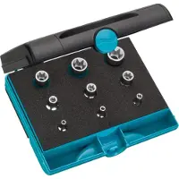 Hazet Hylsnyckelinsats-set 1/4, 1/2, 3/8 9 delar 1557/9